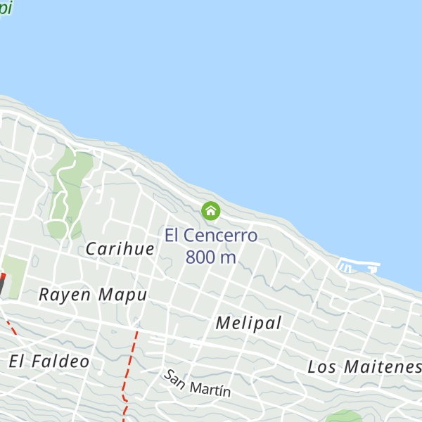 Map of El Cencerro