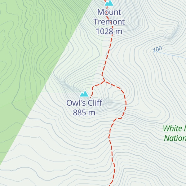 Map of Owls Cliff