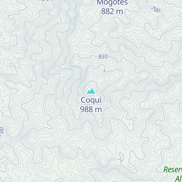 Map of Coquí