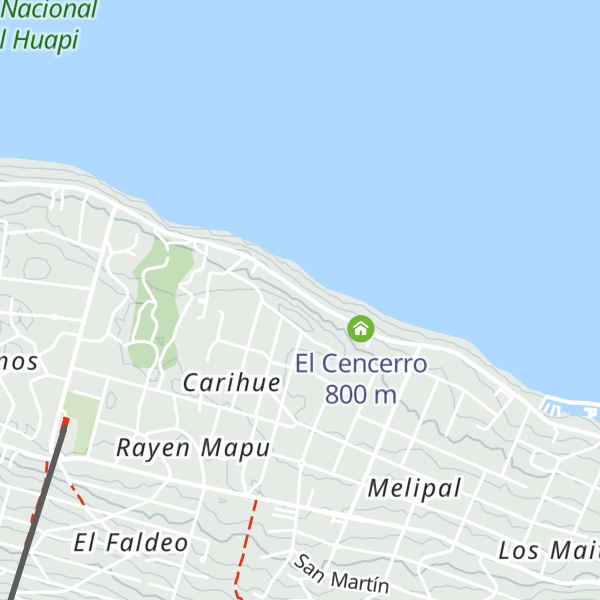 Map of Cabañas Las Cuatro Estaciones