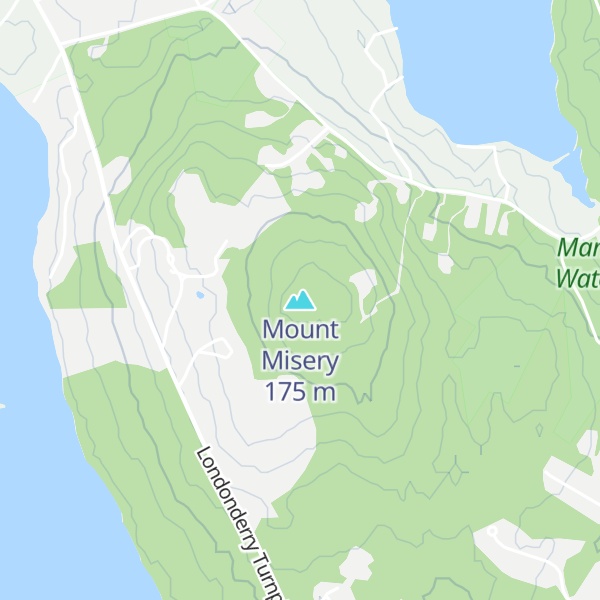 Map of Mount Misery