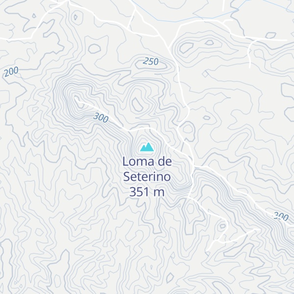 Map of Loma de Seterino