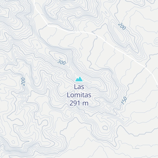 Map of Las Lomitas