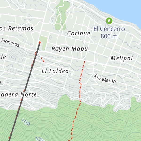 Map of Cabaña Bariloche