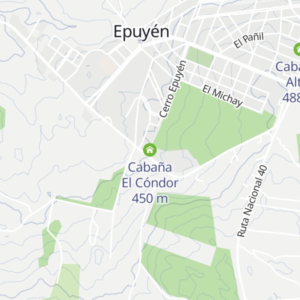 Map of Cabaña El Cóndor
