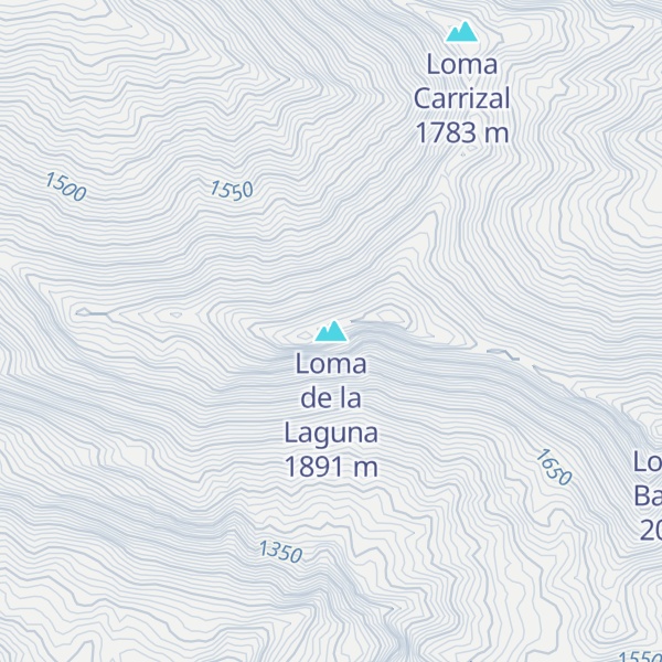 Map of Loma de la Laguna