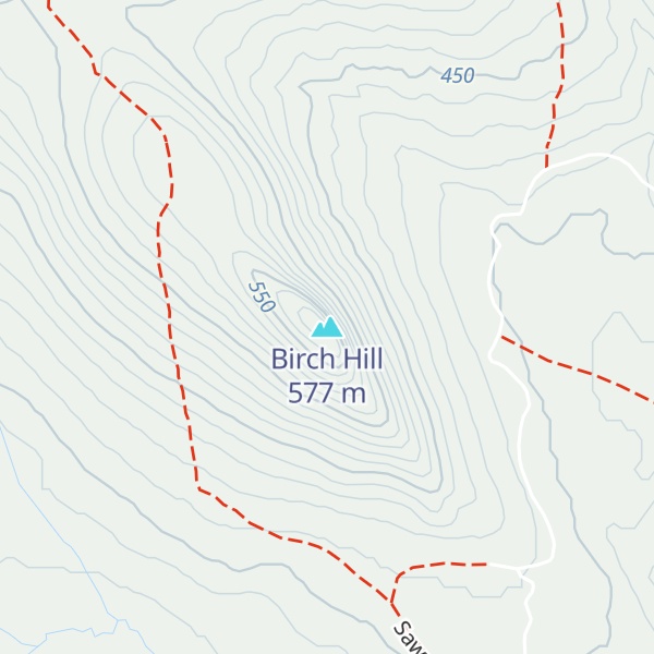 Map of Birch Hill