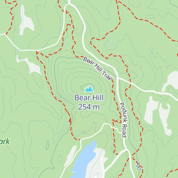 Map of Bear Hill