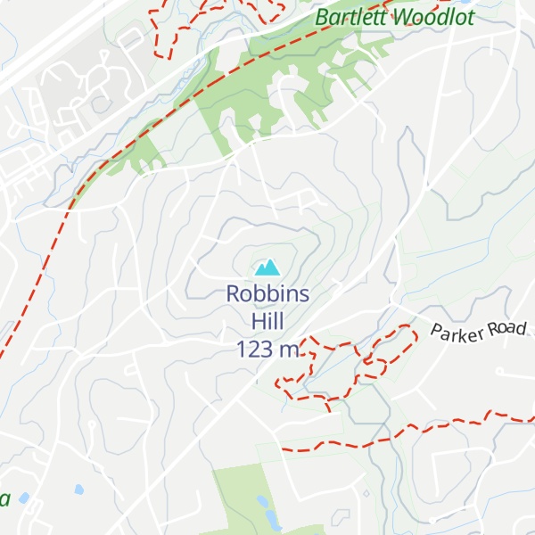 Map of Robbins Hill