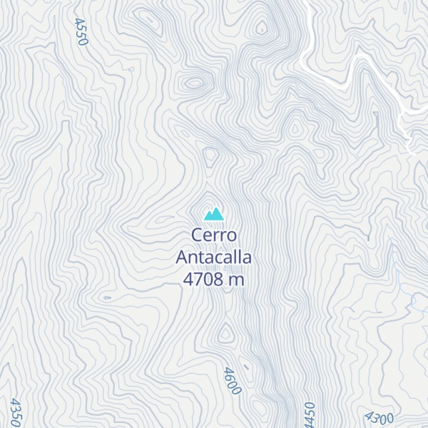 Map of Cerro Antacalla