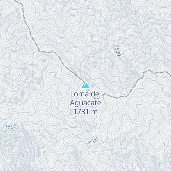 Map of Loma del Aguacate