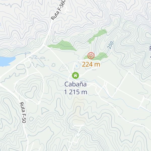Map of Cabaña 1