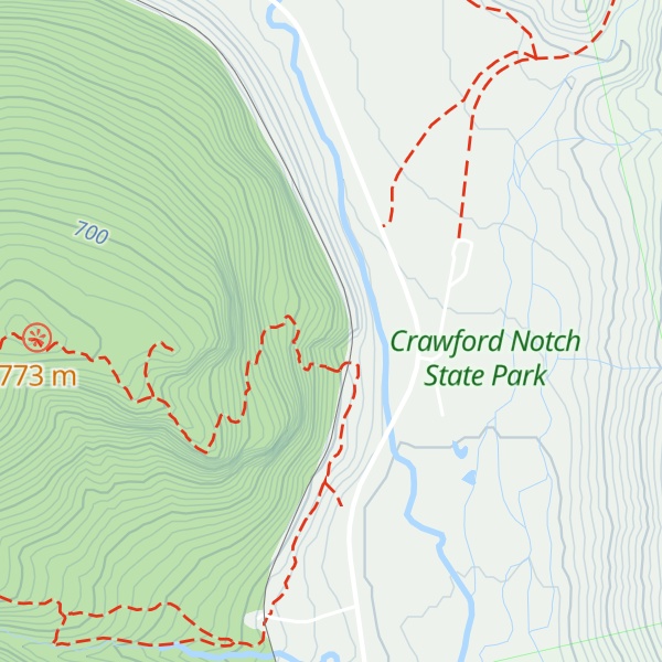 Map of Frankenstein Cliff