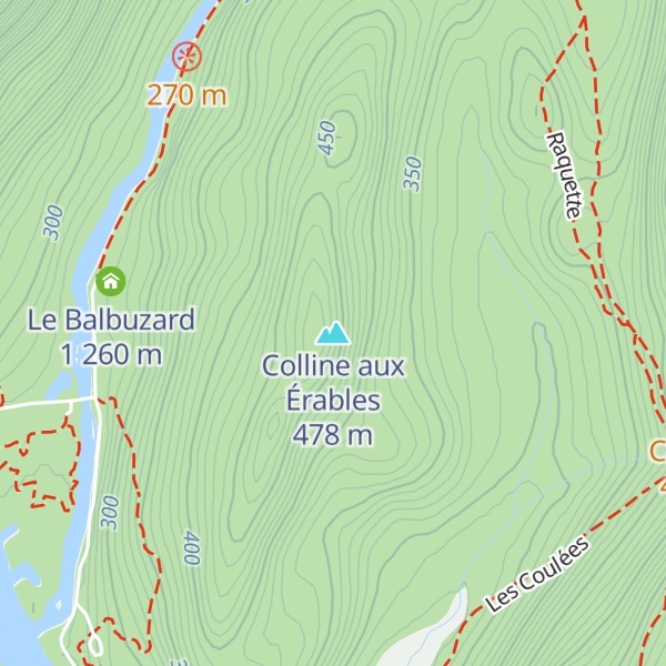 Map of Colline aux Érables