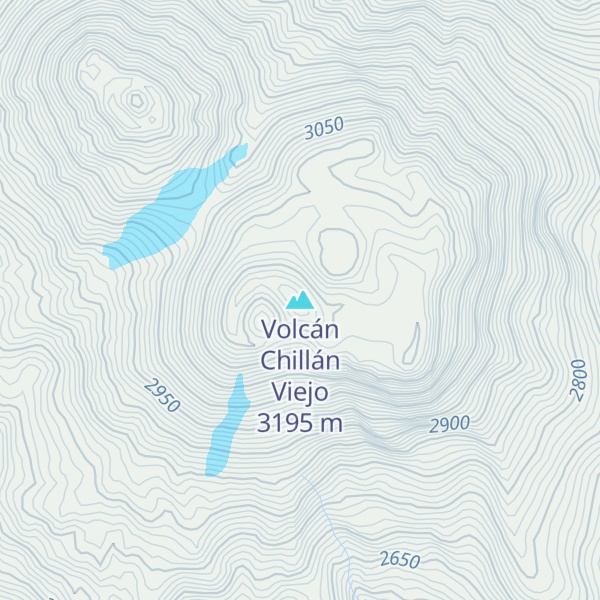 Map of Volcán Chillán Viejo