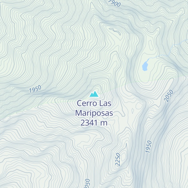 Map of Cerro Las Mariposas
