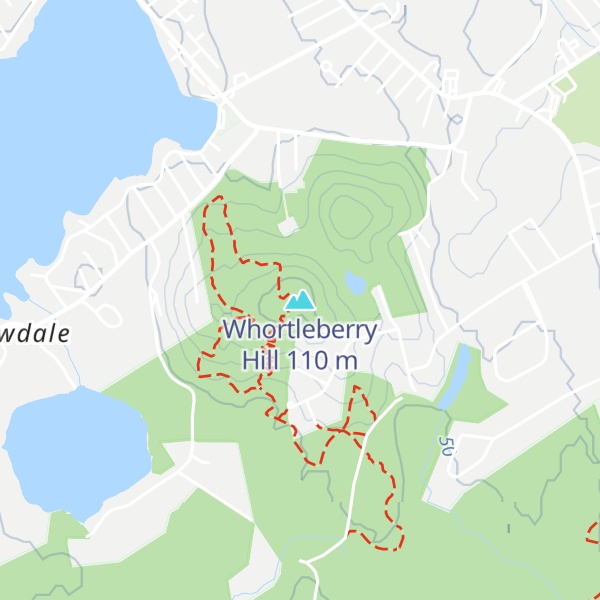 Map of Whortleberry Hill