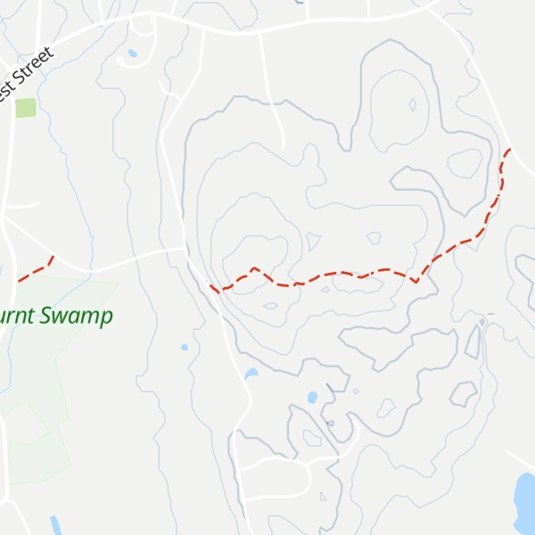 Map of Red Brush Hill