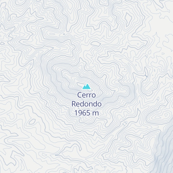 Map of Cerro Redondo