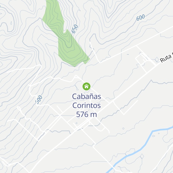 Map of Cabañas Corintos