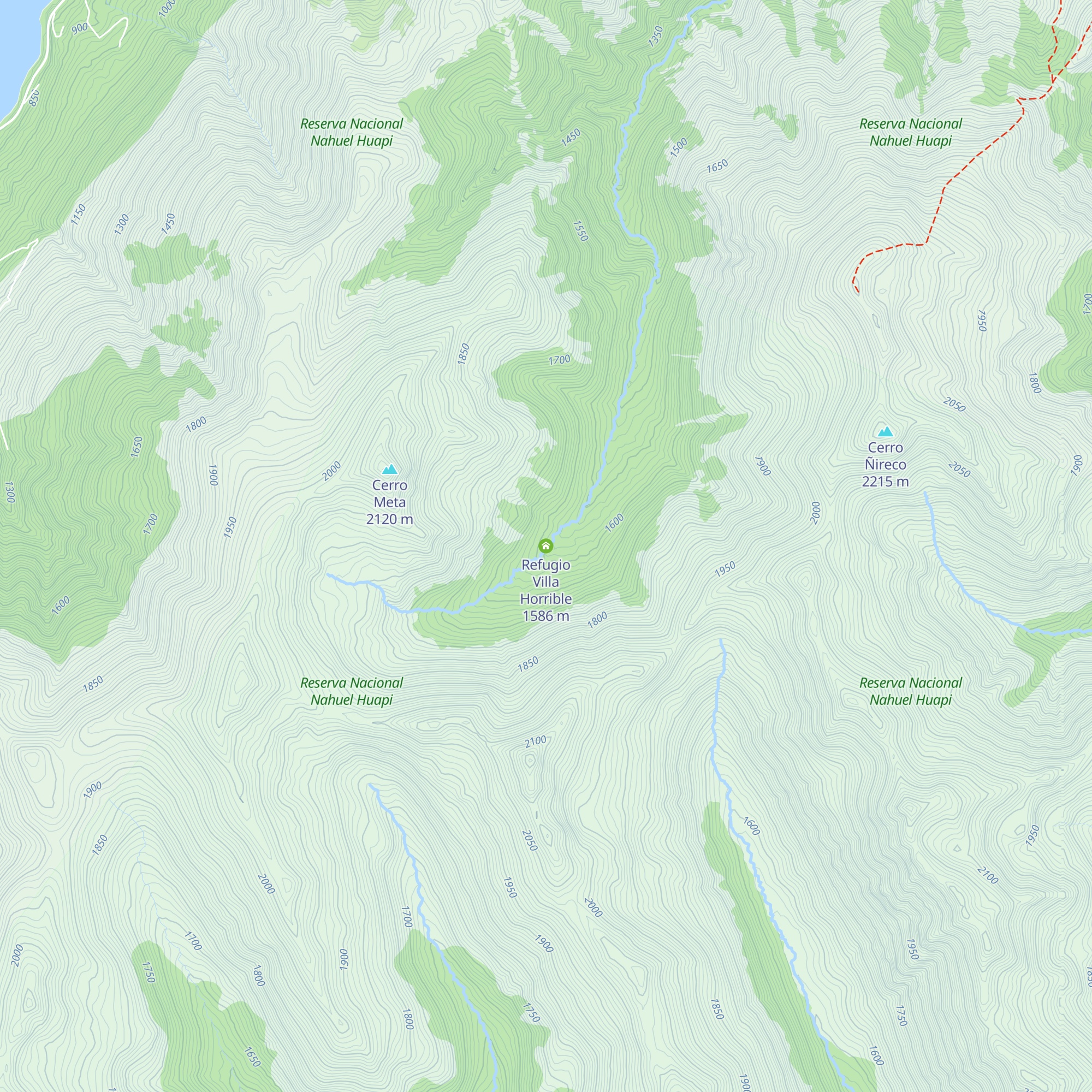 Refugio Villa Horrible map
