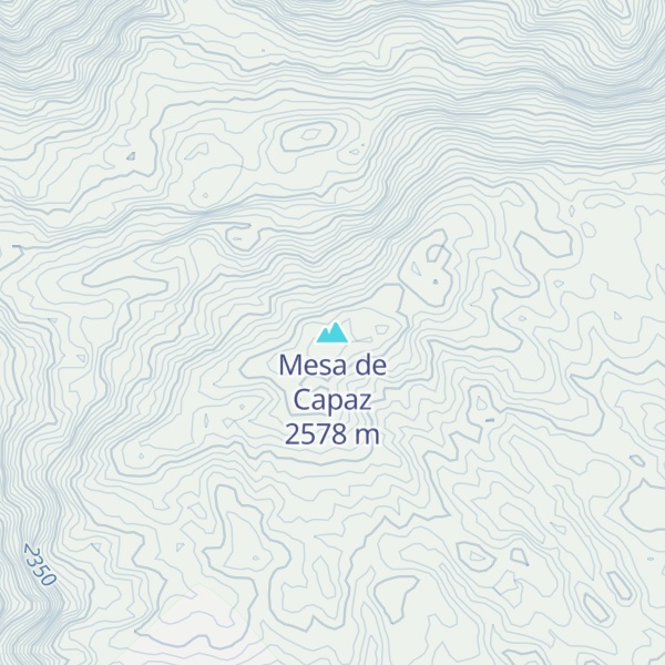 Map of Mesa de Capaz