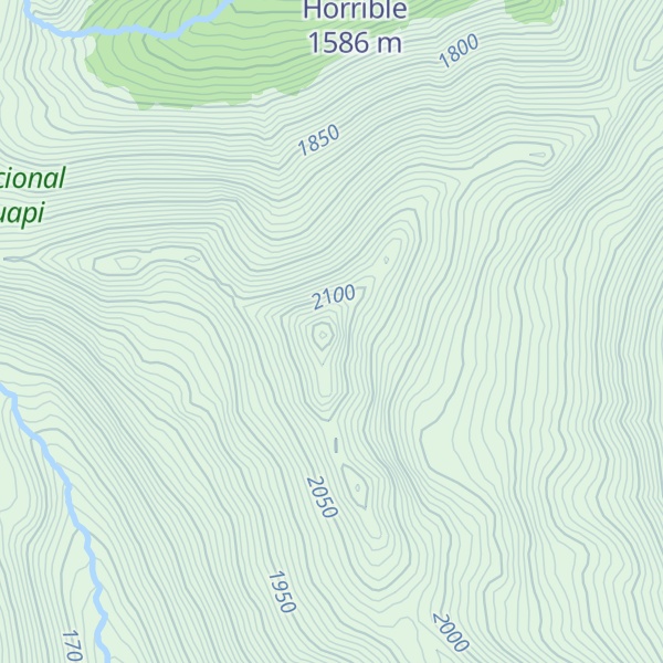 Map of Cerro Hualquitún