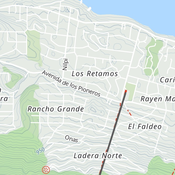 Map of Cabaña La Inesita