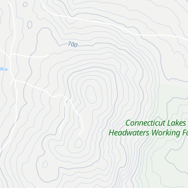 Map of Mudget Mountain