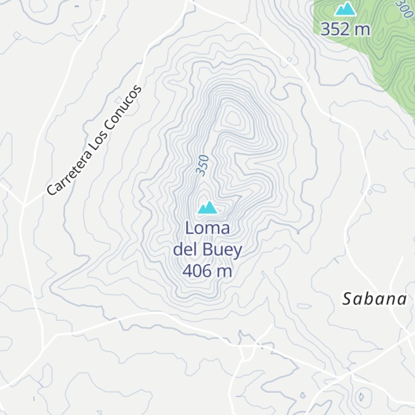 Map of Loma del Buey