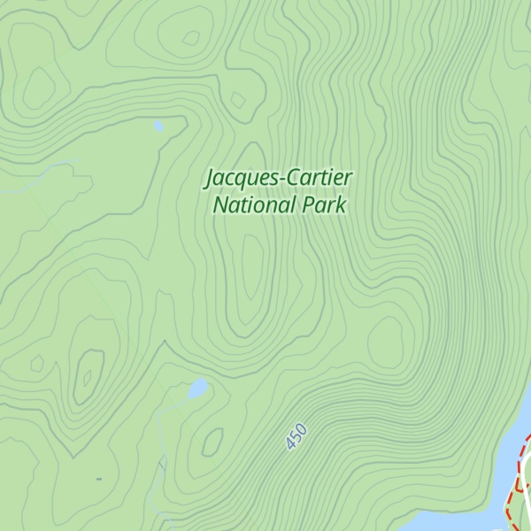 Map of Montagne de la Cachée