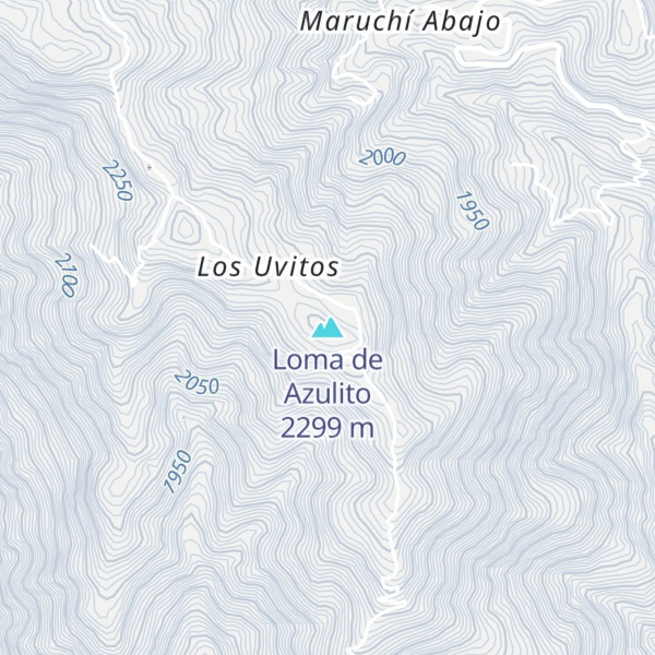 Map of Loma de Azulito