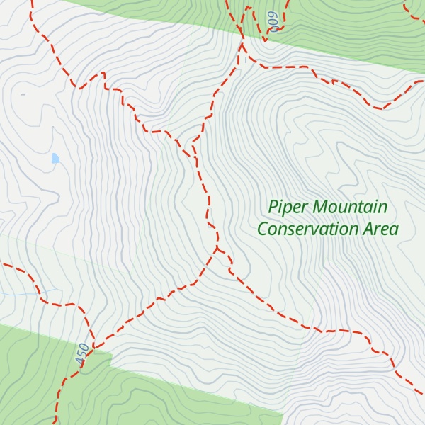 Map of Piper Mountain