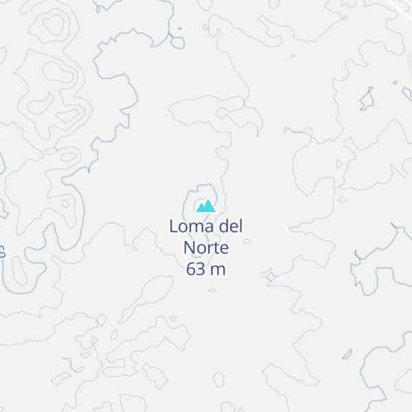 Map of Loma del Norte