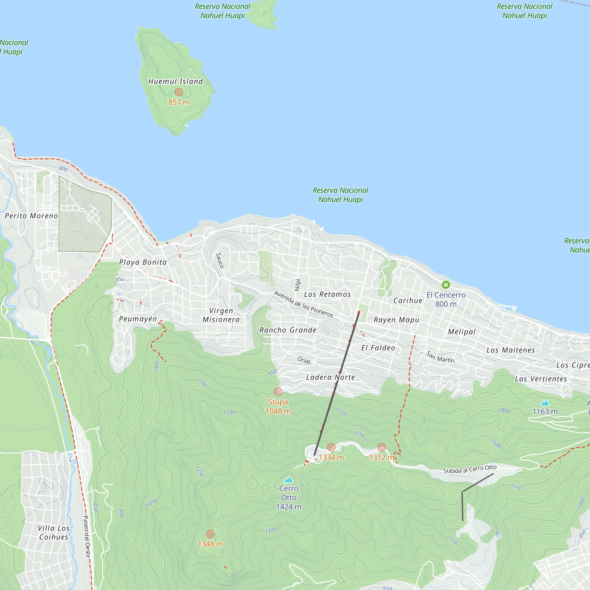 Ruca Nilpi map