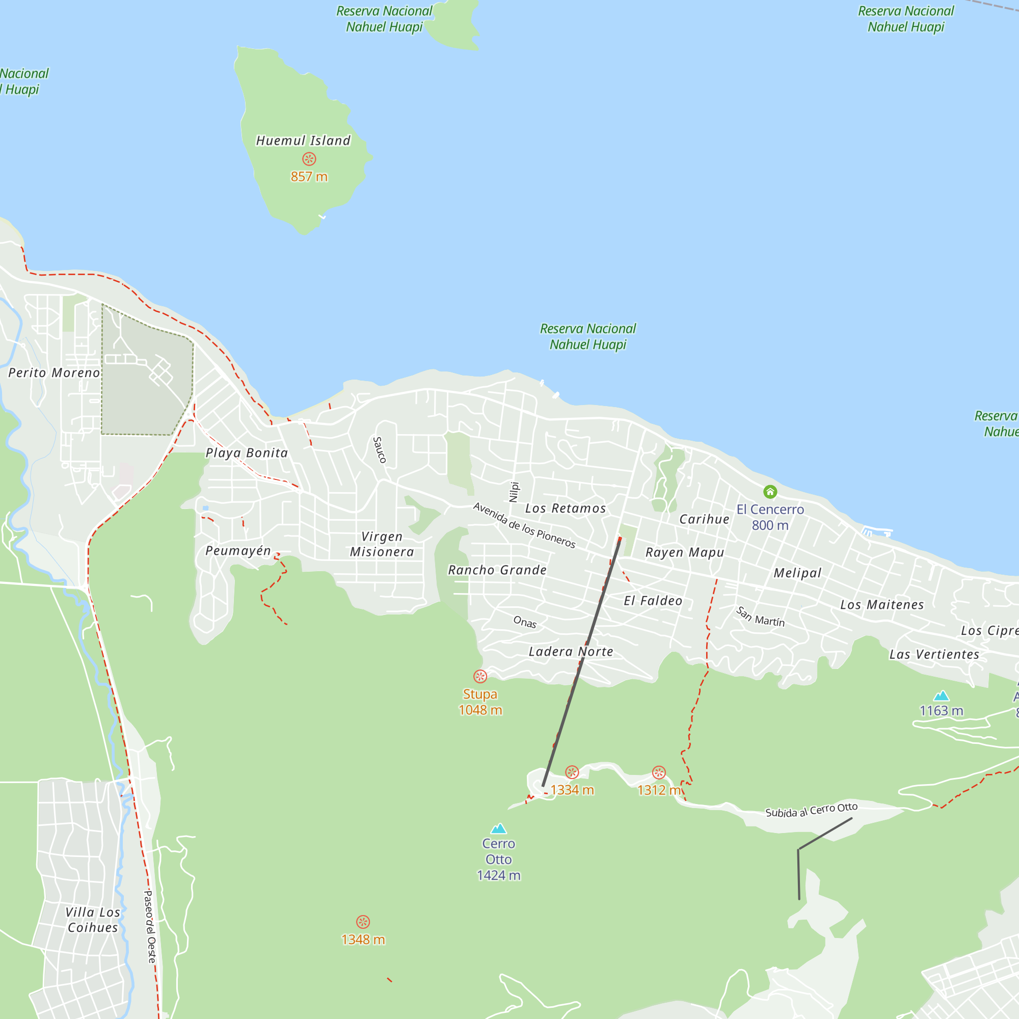 Ruca Nilpi map