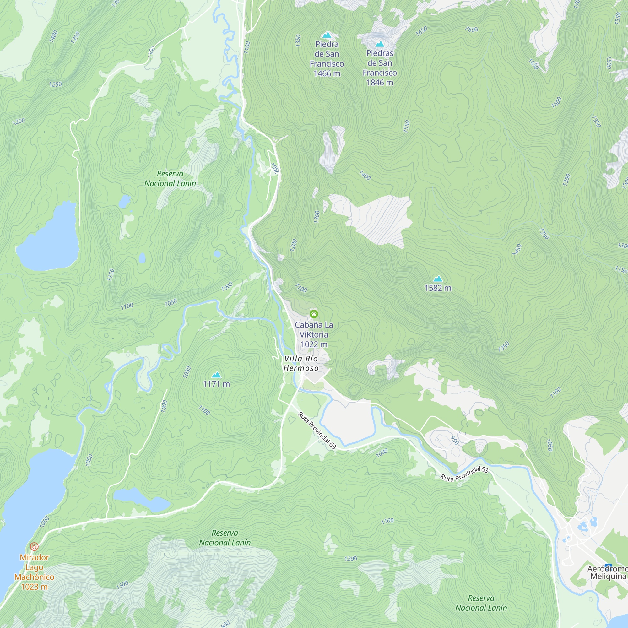 Cabaña La ViKtoria map
