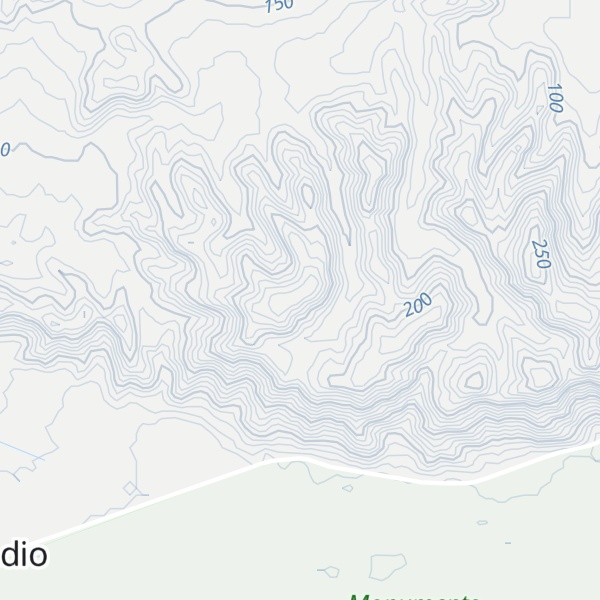 Map of Cerro en Medio