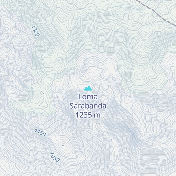 Map of Loma Sarabanda