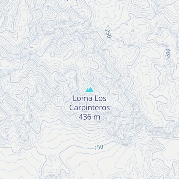 Map of Loma Los Carpinteros
