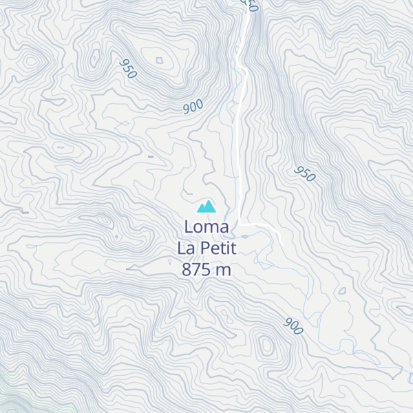 Map of Loma La Petit