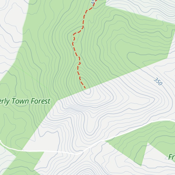 Map of Whiteface Mountain