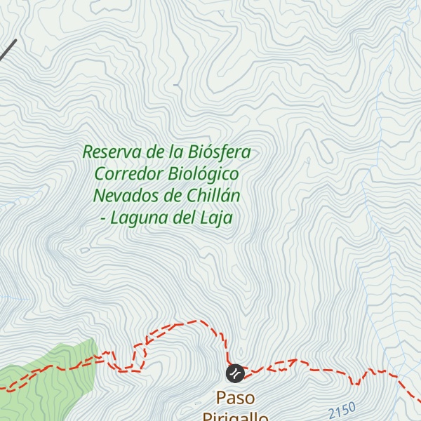 Map of Cerro Pirigallo