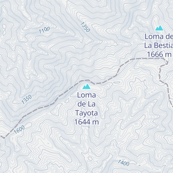 Map of Loma de La Tayota