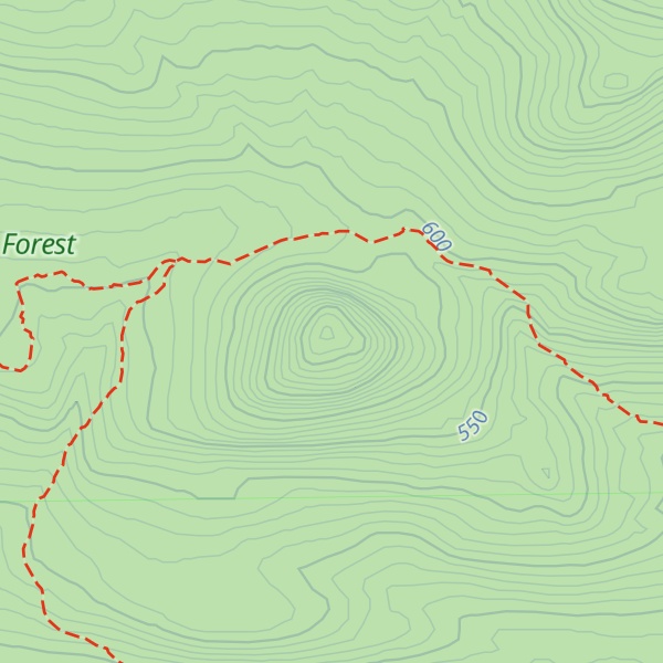 Map of Bald Mountain