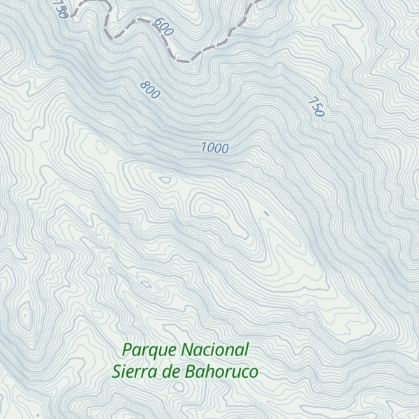 Map of Poza de Copey