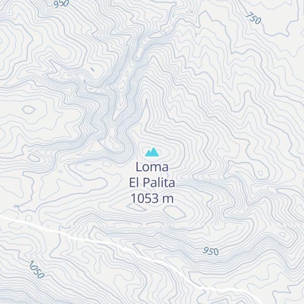Map of Loma El Palita