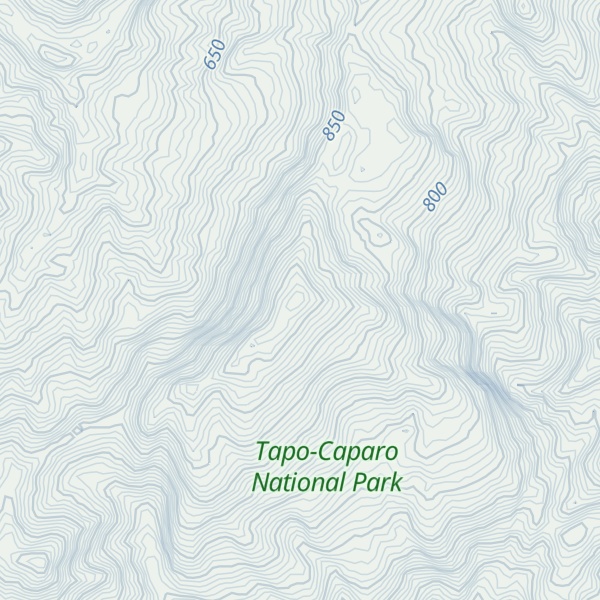 Map of Cerro La Cuchilla
