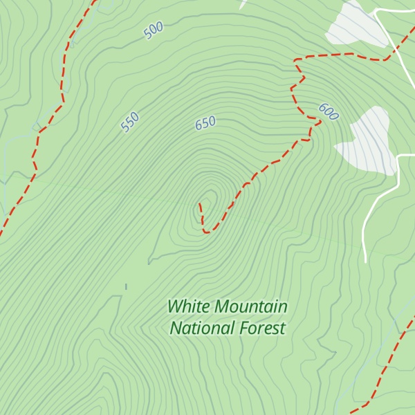 Map of Potash Mountain