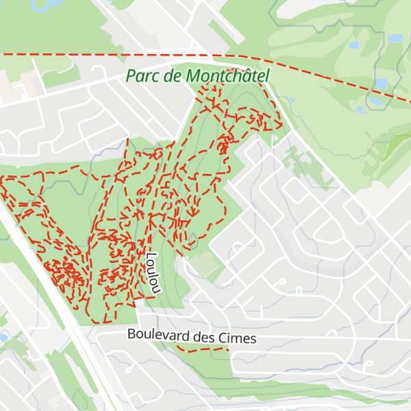 Map of Mont Châtel